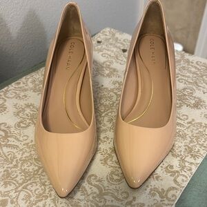 Cole Haan Women's Nude Patent Heels